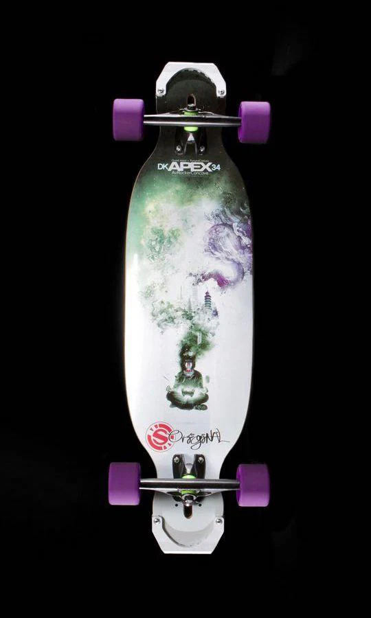 Apex 34 AvRockerConcave Longboard Complete (Full Custom) - Image 6