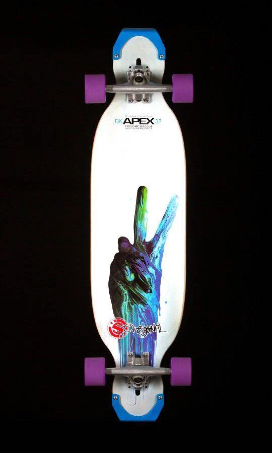 Apex 37 DoubleConcave Longboard Complete (Full Custom) - Image 7