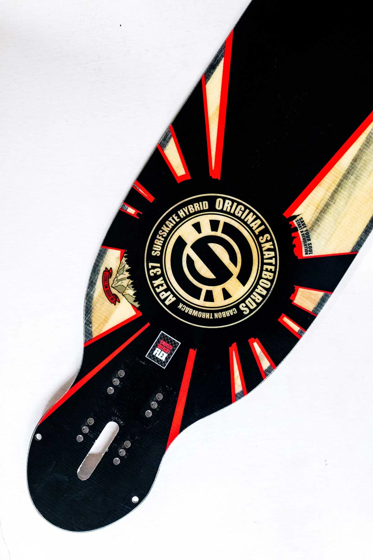 Apex 37 Throwback Surfskate Longboard Deck