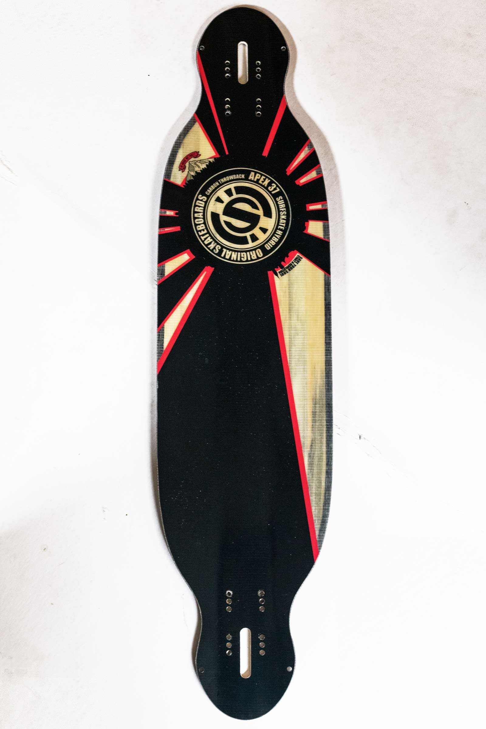 Apex 37 Throwback Surfskate Longboard Deck - Image 2