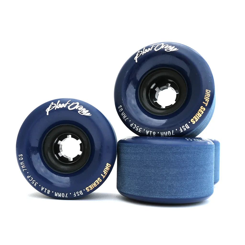 Blood Orange Drift Series 70mm Longboard Wheels (Set of 4) - Image 3