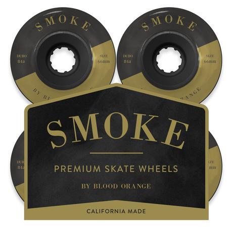 Complete Component - Blood Orange Smoke Wheels 66mm (Set of 4)
