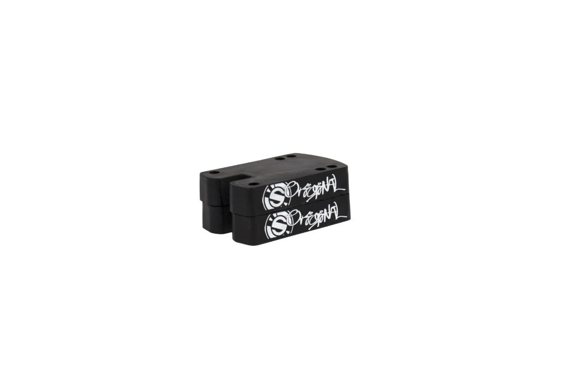 Wholesale - Original Skateboards 3/4 Inch Tall Logo Risers (Set of Two)